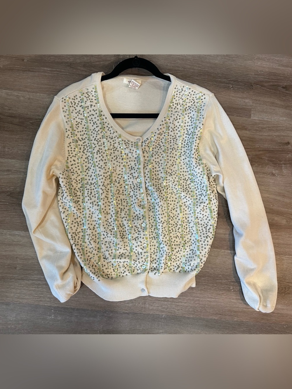 Vintage Y2K Sundance Sequin Cardigan Sweater
